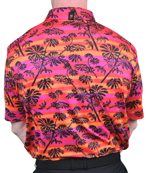 Tropic Inferno Performance Golf Polo
